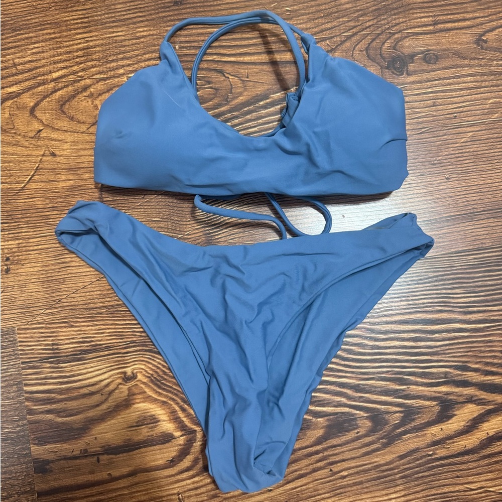 Stylish Blue Bikini Set